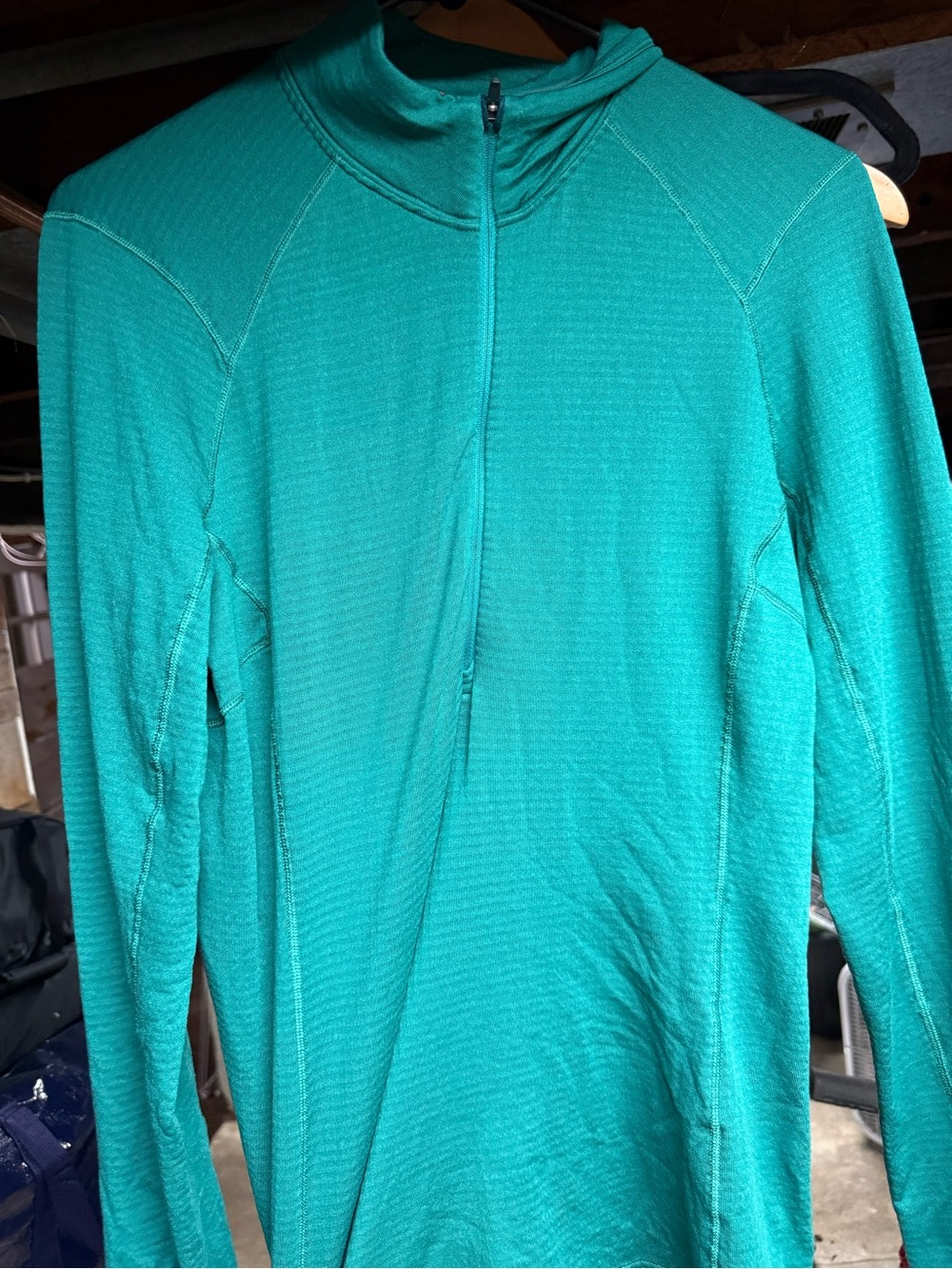 Patagonia Teal Zip-Up Lightweight Jacket